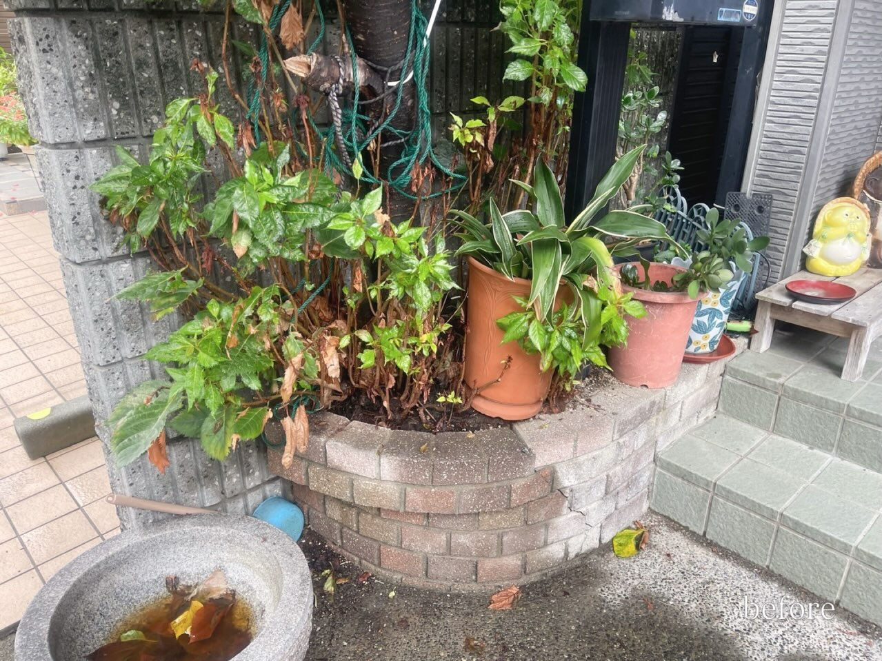 ［花壇補修工事］
